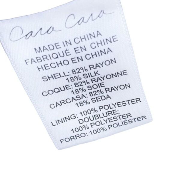 Cara Cara Wethersfield Crop Top in Velvet Puff Sleeves size 2 - Picture 8 of 9